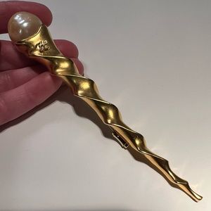 Karl Lagerfeld Bijoux Unicorn Horn Stickpin Brooch